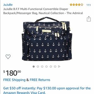 JuJuBe diaper bag